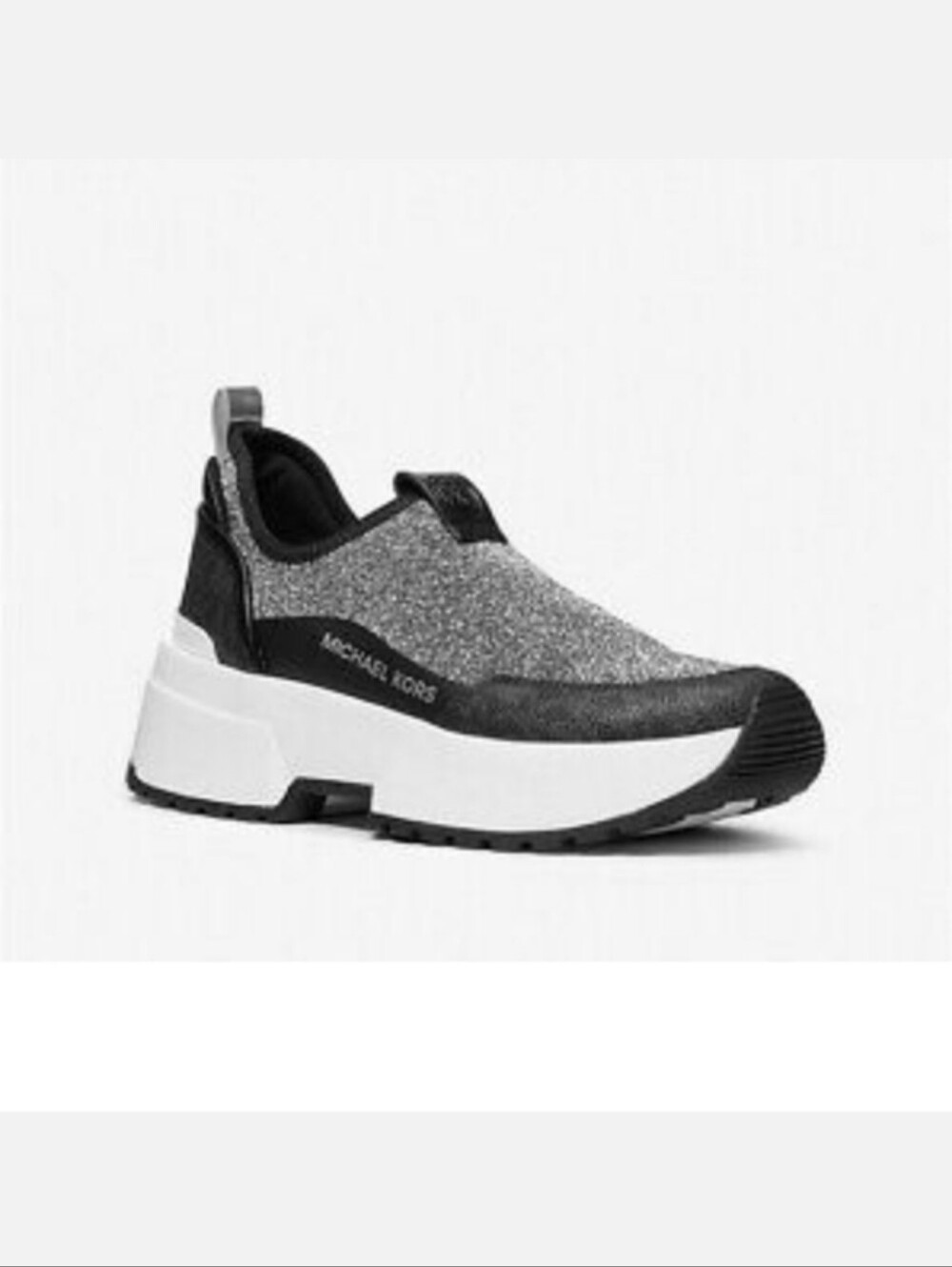 Michael By Michael Kors Muse Metallic Slip On Runner